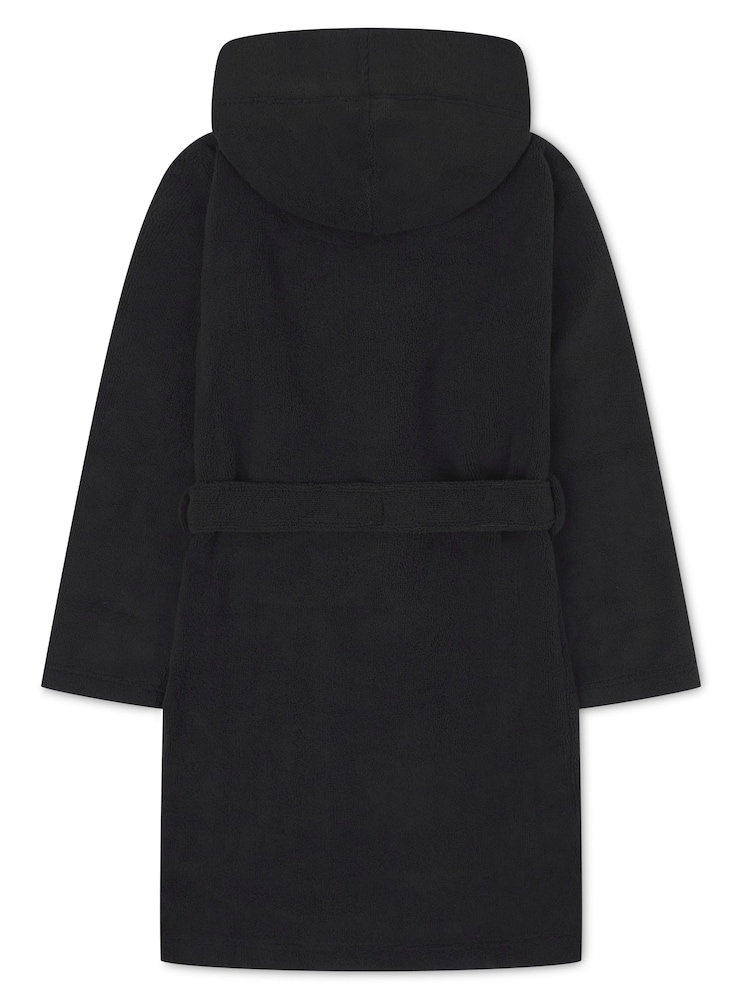 Lyle & Scott Black Boys Bucke Bathrobe - Image 4 of 4