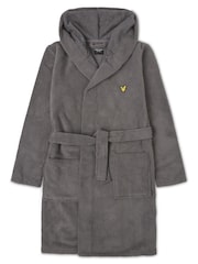 Lyle & Scott Grey Boys Bucke Bathrobe - Image 1 of 4