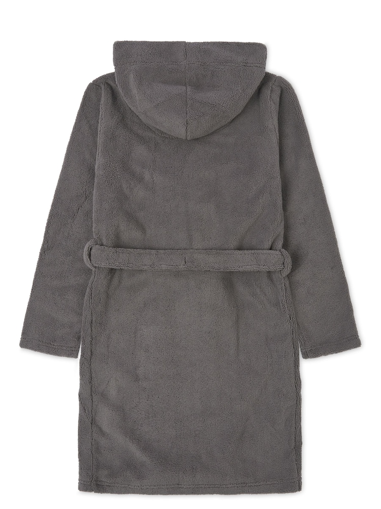 Lyle & Scott Grey Boys Bucke Bathrobe - Image 2 of 4