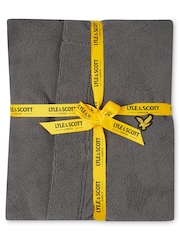 Lyle & Scott Grey Boys Bucke Bathrobe - Image 4 of 4