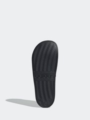 adidas Black Adilette Shower Sandals - Image 7 of 9