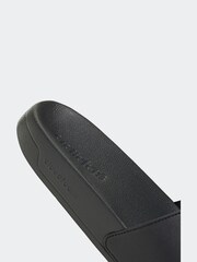 adidas Black Adilette Shower Sandals - Image 9 of 9