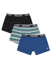 Lyle & Scott dečki Darryl spodnje perilo Trunks 3 komplet - Slika 1 iz 4