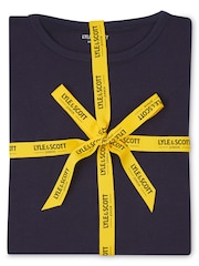Lyle & Scott Blue Boys Jethro Sleepwear Shorts Set - Image 6 of 6