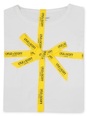 Lyle & Scott White Sleepwear Jethro Boys Shorts Set - Image 6 of 6