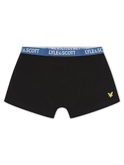 Lyle & Scott Black Underwear Boys Markus Trunks 3 Pack - Image 4 of 4