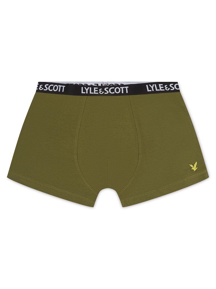 Lyle & Scott Grey Boys Markus Underwear Trunks 3 Pack - Image 2 of 4