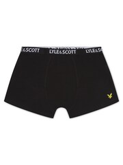 Lyle & Scott Grey Boys Markus Underwear Trunks 3 Pack - Image 3 of 4
