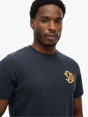 Superdry Blue Logo Relaxed T-Shirt - Image 4 of 5