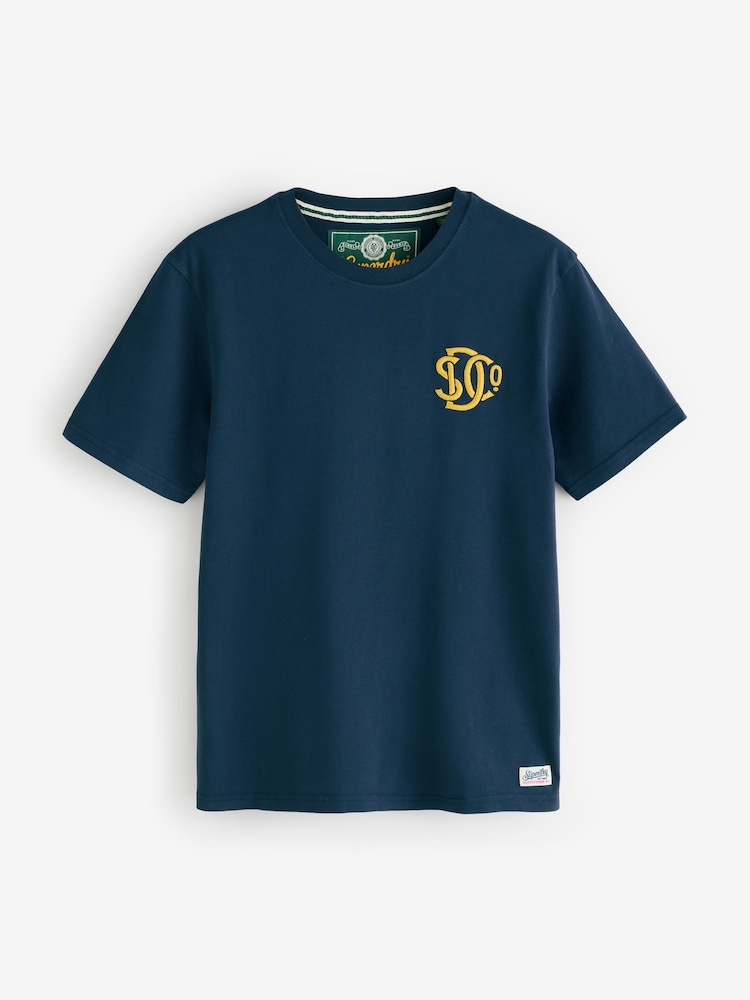 Superdry Blue Logo Relaxed T-Shirt - Image 5 of 5