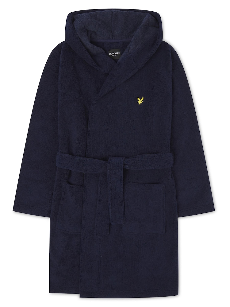 Lyle & Scott Blue Boys Bucke Bathrobe - Image 1 of 4