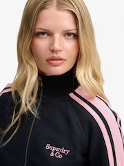 Rayas azul marino/rosa - Superdry Side Stripe Zip-Through Sweatshirt - Imagen 5 de 7