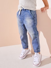 Mid Blue Joggers Jeans With Comfort Stretch (3mths-7yrs) - Image 1 of 9