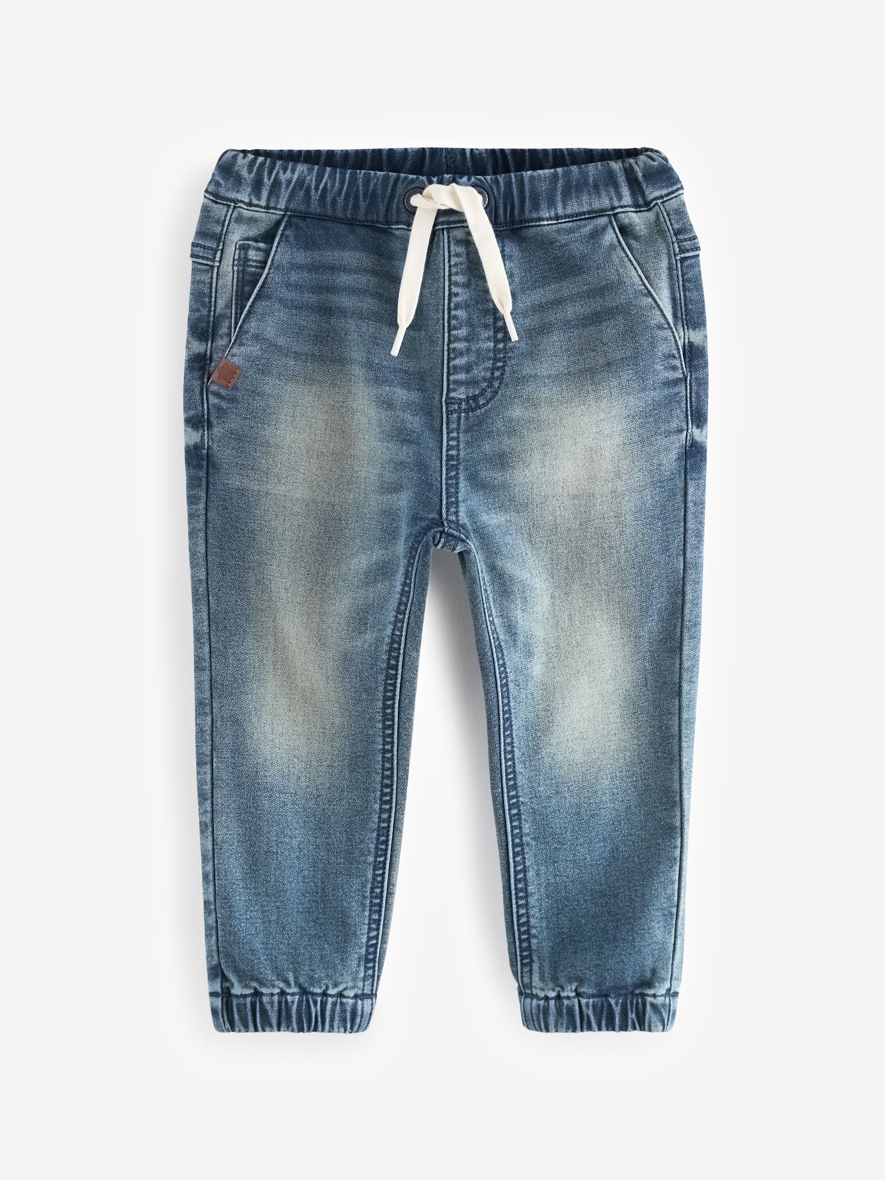Buy Mid Blue Joggers Jeans With Comfort Stretch (3mths-7yrs