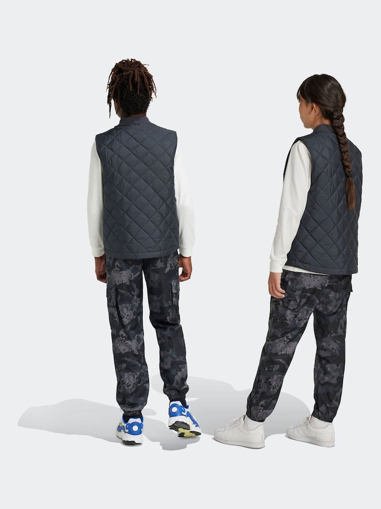 adidas Grey Cargo Joggers - Image 2 of 6