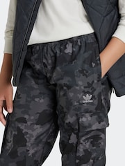 adidas Grey Cargo Joggers - Image 4 of 6