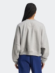 adidas originals Grey Essentials Crew Sweatshirt - Image 2 of 7