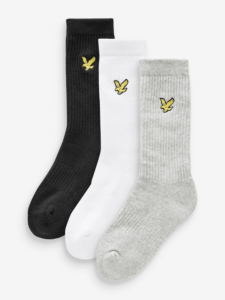 Lyle & Scott dečki Scout Cotton Sports nogavice 3 komplet - Slika 1 iz 4
