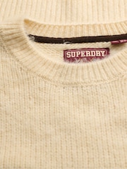 Cream - Superdry Slouchy Brushed Knitted Jumper - Bild 7 von 7