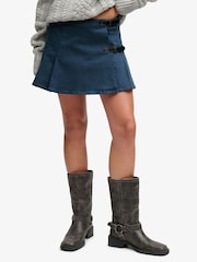 Superdry Denim Pleated Skirt - Bild 1 von 7