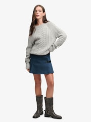 Superdry Denim Pleated Skirt - Bild 4 von 7