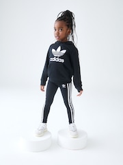 adidas Originals Black Hoodie And Leggings Set - Image 1 of 6
