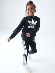 adidas Originals Black Hoodie And Leggings Set - Image 3 of 6