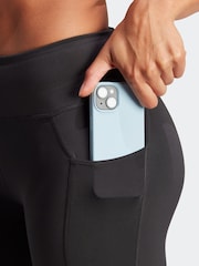 adidas Black Daily Run 3S 7/8 Leggings - Image 5 of 6