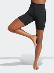 adidas Black All Me Essentials 7-inch Yoga Shorts - Image 1 of 7