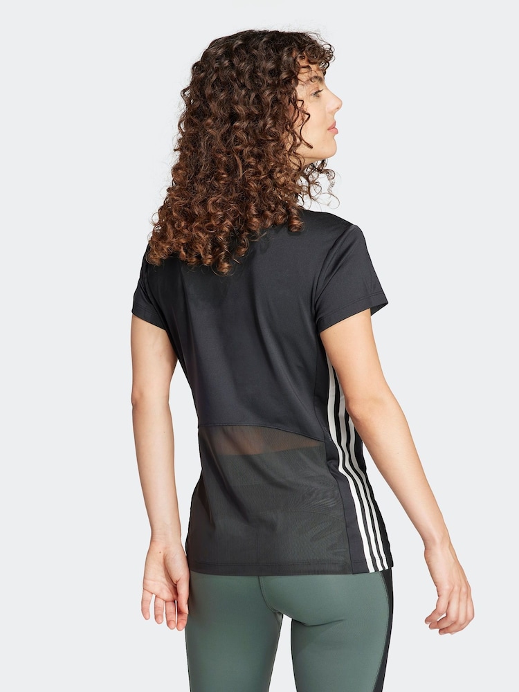 adidas Black Hyperglam T-Shirt - Image 2 of 6