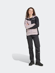 adidas Terrex Purple Multi Softshell Hiking Jacket - Image 6 of 7