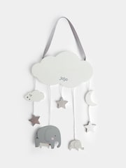 JoJo Maman Bébé Light Grey Born in 2027 Wall Hanging - Image 3 of 5