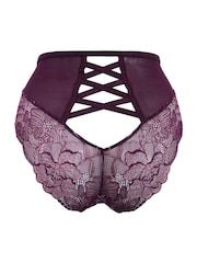 Pour Moi Purple After Hours High Waist Briefs - Image 4 of 4