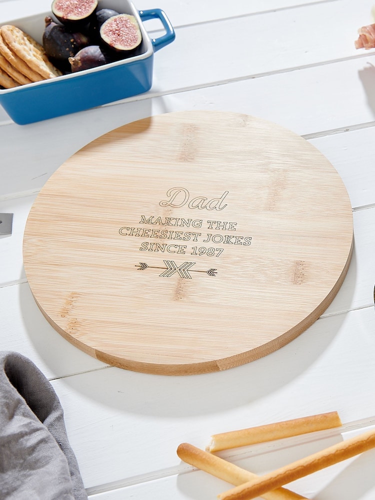 Personalised Father's Day Dad Cheese Board by No Ordinary Gift - Image 1 of 1