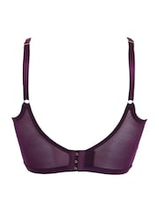 Pour Moi Purple After Hours Padded Longline Bra - Image 4 of 4