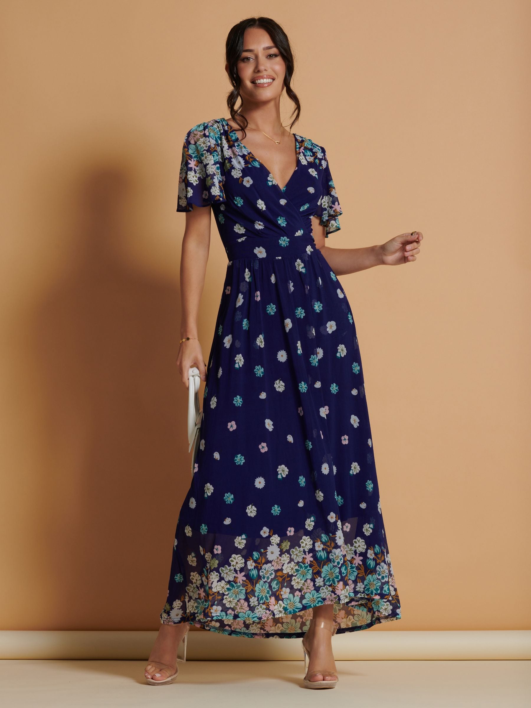 Robe manche ange discount