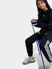Черный - adidas Street Jam круглый вырез свитшот - Изображение 4 из 7