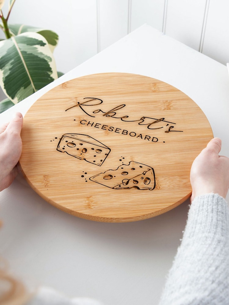Personalised Wooden Cheeseboard by No Ordinary Gift - Image 2 of 2