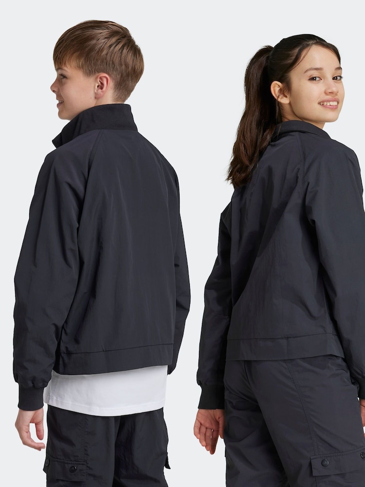 adidas Black Street Jam Woven Cargo Jacket Kids - Image 2 of 6