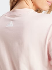 adidas Pink 100% Cotton Future Icons Logo T-Shirt - Image 3 of 7