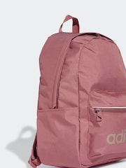 adidas Red Linear Essentials Backpack - Image 3 of 6
