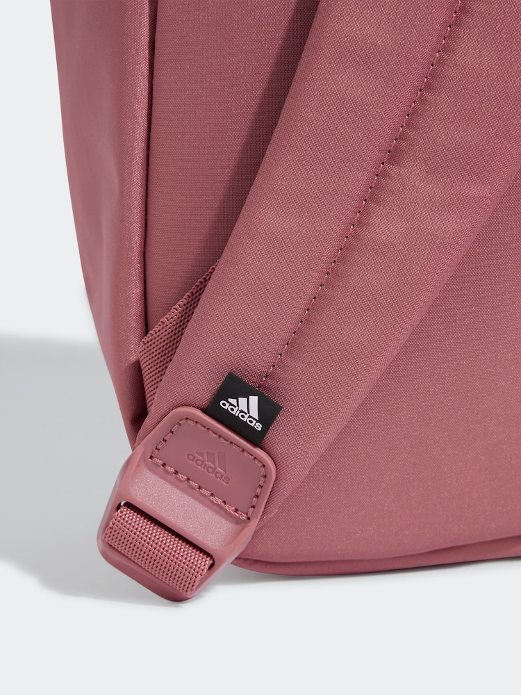 adidas Red Linear Essentials Backpack - Image 6 of 6