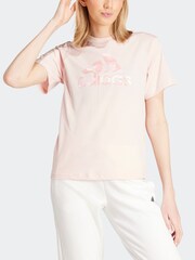 adidas Pink 100% Cotton Camo T-Shirt - Image 3 of 6