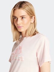 adidas Pink 100% Cotton Camo T-Shirt - Image 5 of 6