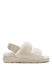 FitFlop Gen-Ff Shearling Two-Bar Sandals - Bilde 2 av 5