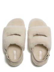 FitFlop Gen-Ff Shearling Two-Bar Sandals - Bilde 4 av 5
