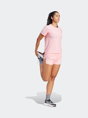 adidas Pink Own The Run T-Shirt - Image 2 of 7