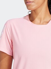 adidas Pink Own The Run T-Shirt - Image 5 of 7