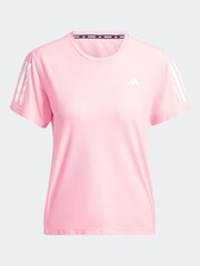 adidas Pink Own The Run T-Shirt - Image 6 of 7