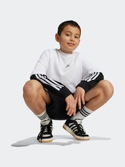 adidas White Kids Street Jam 2 in 1 Long Sleeve Long Sleeve Top - Image 1 of 4